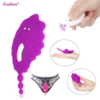 10 speeds portable clitoral stimulator invisible quiet panty vibrator remote control butterfly vibrating egg sex toys for women
