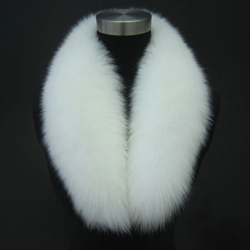 Женский шарф из натурального Лисьего меха зимний теплый с воротником 100% модные