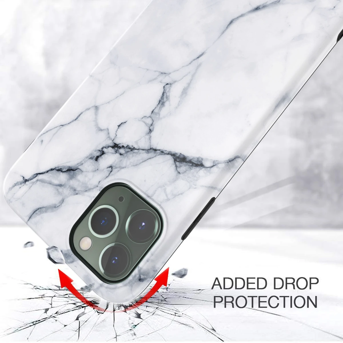 Мраморный мягкий чехол для iPhone 8 7 11 pro X Xs max XR Мягкий Силиконовый ТПУ с полной