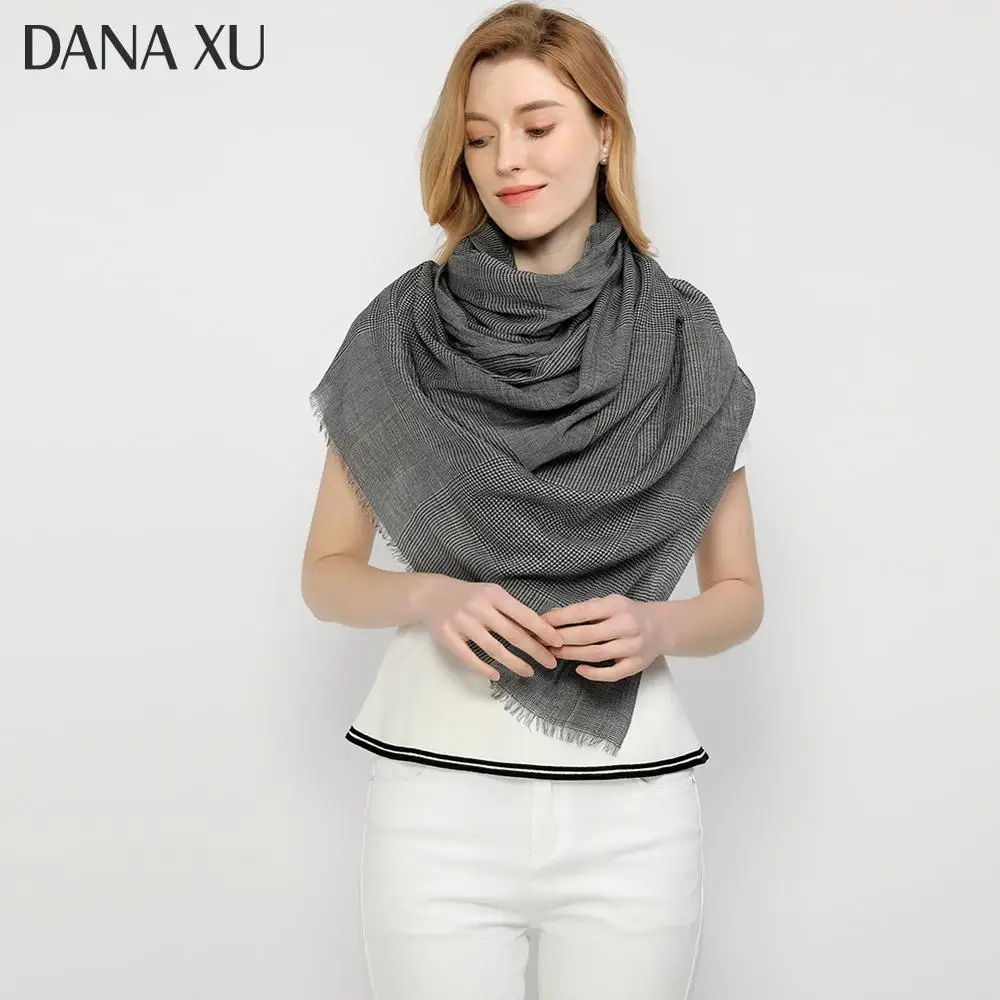 

2021 New Women Cashmere Scarves Lady Winter Warm Soft Pashmina Shawls Wraps Wool Long Scarf Blanket Face Shield