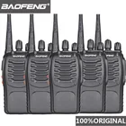 Портативная рация Baofeng BF-888s, 5 шт., UHF, удобная рация BF 888s 5 Вт, радиостанция Wolki Tolki 888 CB, приемопередатчик PTT
