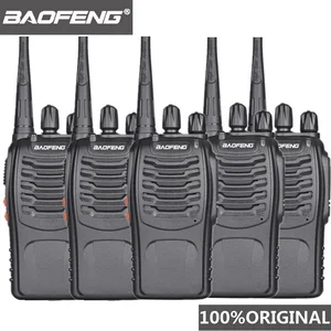 Портативная рация Baofeng BF-888s, 5 шт., UHF, удобная рация BF 888s 5 Вт, радиостанция Wolki Tolki 888 CB, приемопередатчик PTT
