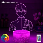 Новейший светодиодный ночник Аниме Haikyuu Shoyo Hinata фигурка для детской спальни Декор Светильник крутой манга гаджет детские настольные лампы