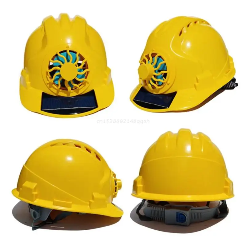 

Lareg Rainproof Function Solar Fan Hat Working Helmet Dropship