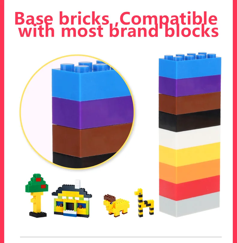 1000 3000 шт. Детский конструктор Город|Соединяющиеся блоки| |