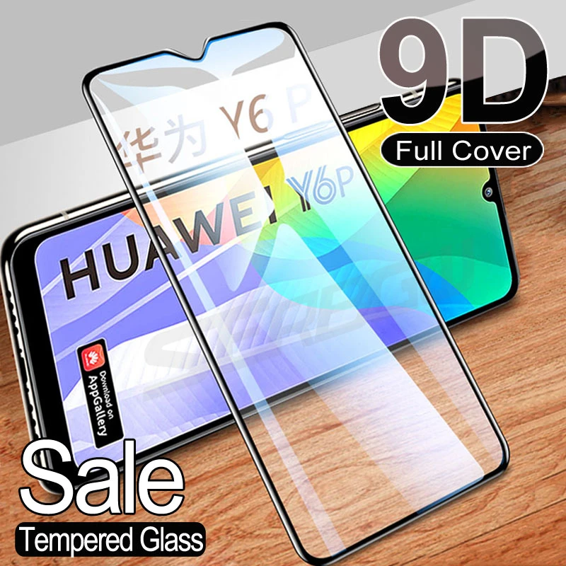 9D Защитное стекло для Huawei Y5P Y6P Y7P Y8P Y6S Y7S Y8S Y9S Y5 Lite Y6 Y7 Y9 Prime 2018 2019 Защитная пленка