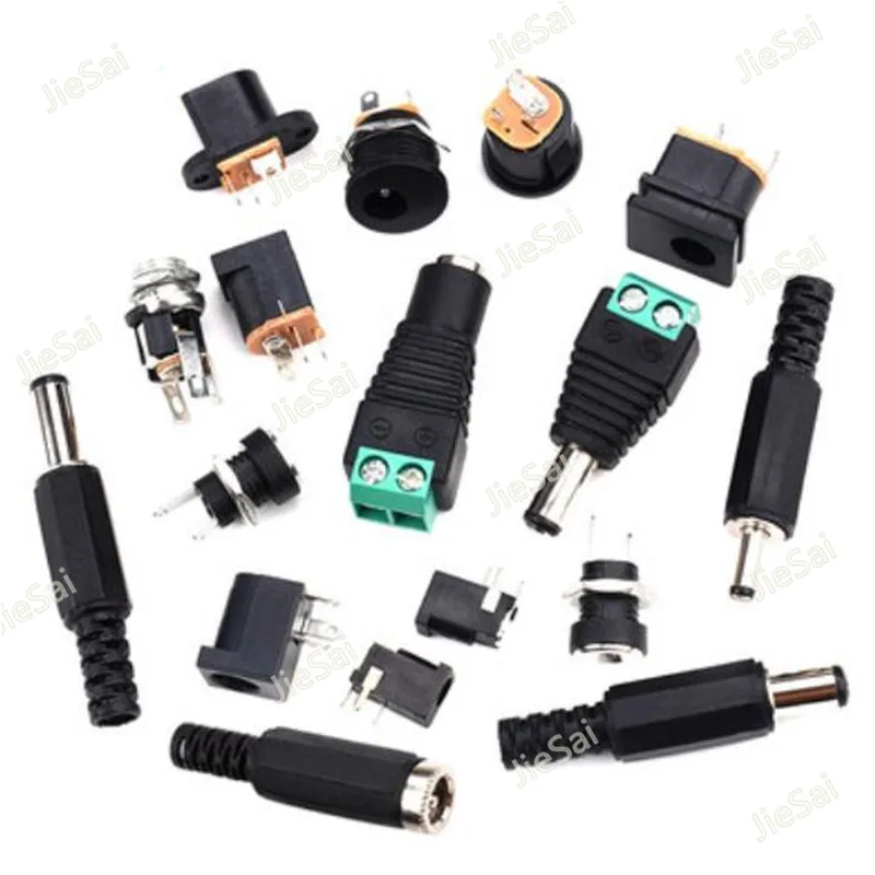 

DC025M 5.5mm X 2.1mm Power Plug Adapter Direct Current Male and Female Connector DC Power Socket