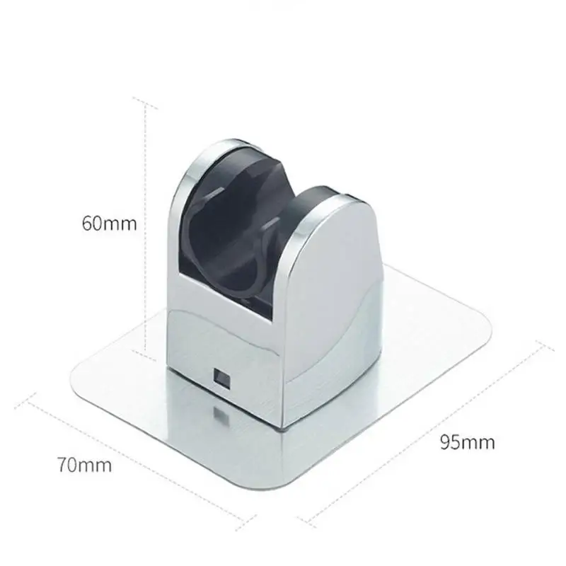 

Punch-free Seamless Shower Bracket Adjustable Shower Drying Accessories Base Fixed Hang Shower Z1I9