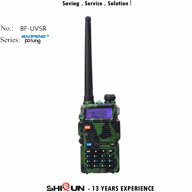 Camo Baofeng UV-5R двухканальные рации двойной дисплей двухдиапазонный Baofeng UV5R портативный 5 Вт UHF VHF двухстороннее радио Pofung UV 5R КВ трансивер - Цвет: Camo