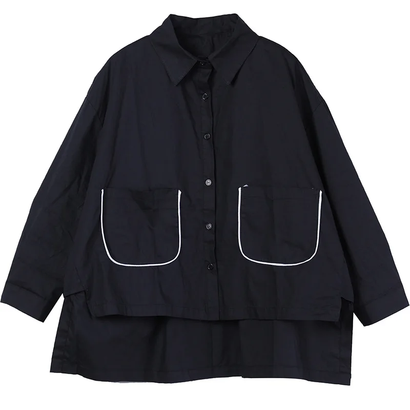 

Max LuLu British New Design Fashion Tops Ladies Yellow Casual Shirts Girl Long Sleeve Clothes Women Patchwork Oversized Blouses