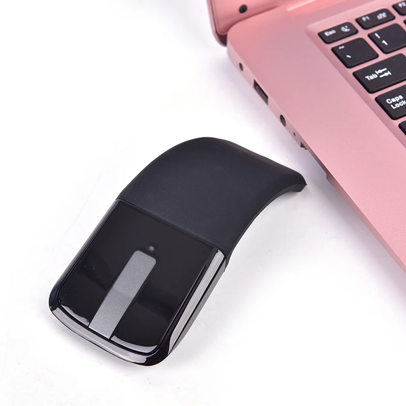 

Portable Foldable Ultra-thin Arc Touch Wireless Mouse 2.4GHz Optical Mouse for PC Notebook Computer Home Office Use