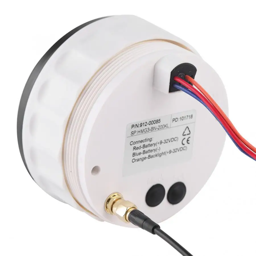 85 мм непромокаемый gps для спидометра 200 км/ч скорости индикатор DC9 32V черный