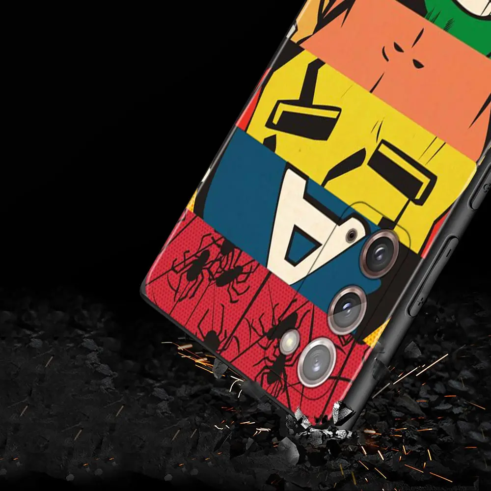 phone cover for samsung galaxy note 20 ultra 10 plus lite 9 8 a91 a03s a52s 5g soft shell fundas marvel cartoon hero logo free global shipping