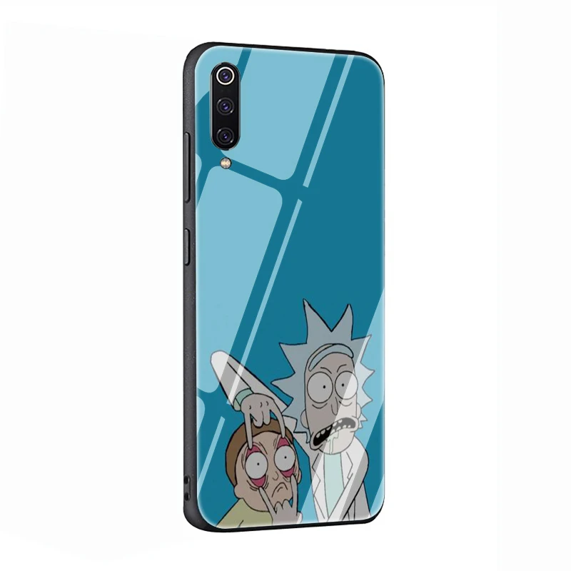 EWAU Рик и Морти чехол из закаленного стекла для телефона для Xiaomi 5X6X8 Lite 9 A1 A2 F1 Redmi 4X 6A Примечание 5 6 7 pro - Цвет: G4