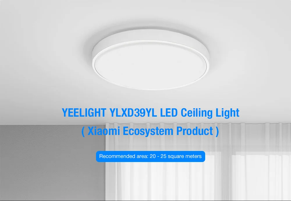Xiaomi mijia YEELIGHT YLXD37YL XIANYU светодиодный умный потолочный светильник умный светодиодный свет 220 В Поддержка приложения/дистанционное управление/Голосовое управление