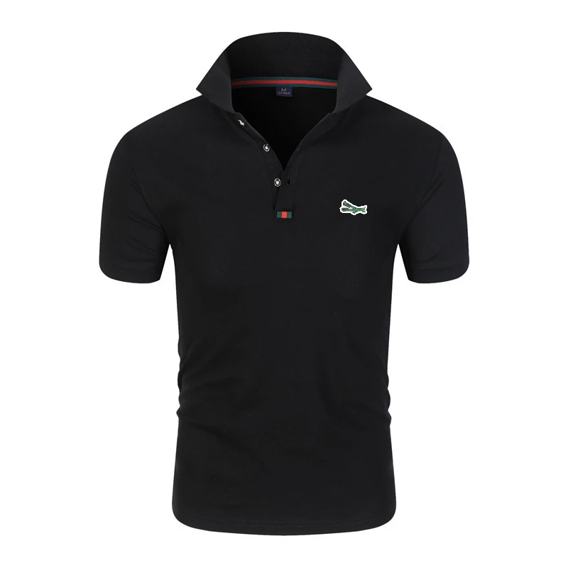 

Men Polo Men Shirt Short Sleeve Polo Shirt Contrast Color Polo New Clothing Summer Streetwear Casual Fashion Men tops