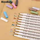 10 шт.компл., цветная металлическая маркерная ручка, сделай сам, скрапбукинг, поделки для граффити, рисование, сделай сам, фотоальбом, скрапбукинг, ремесла, изготовление карт