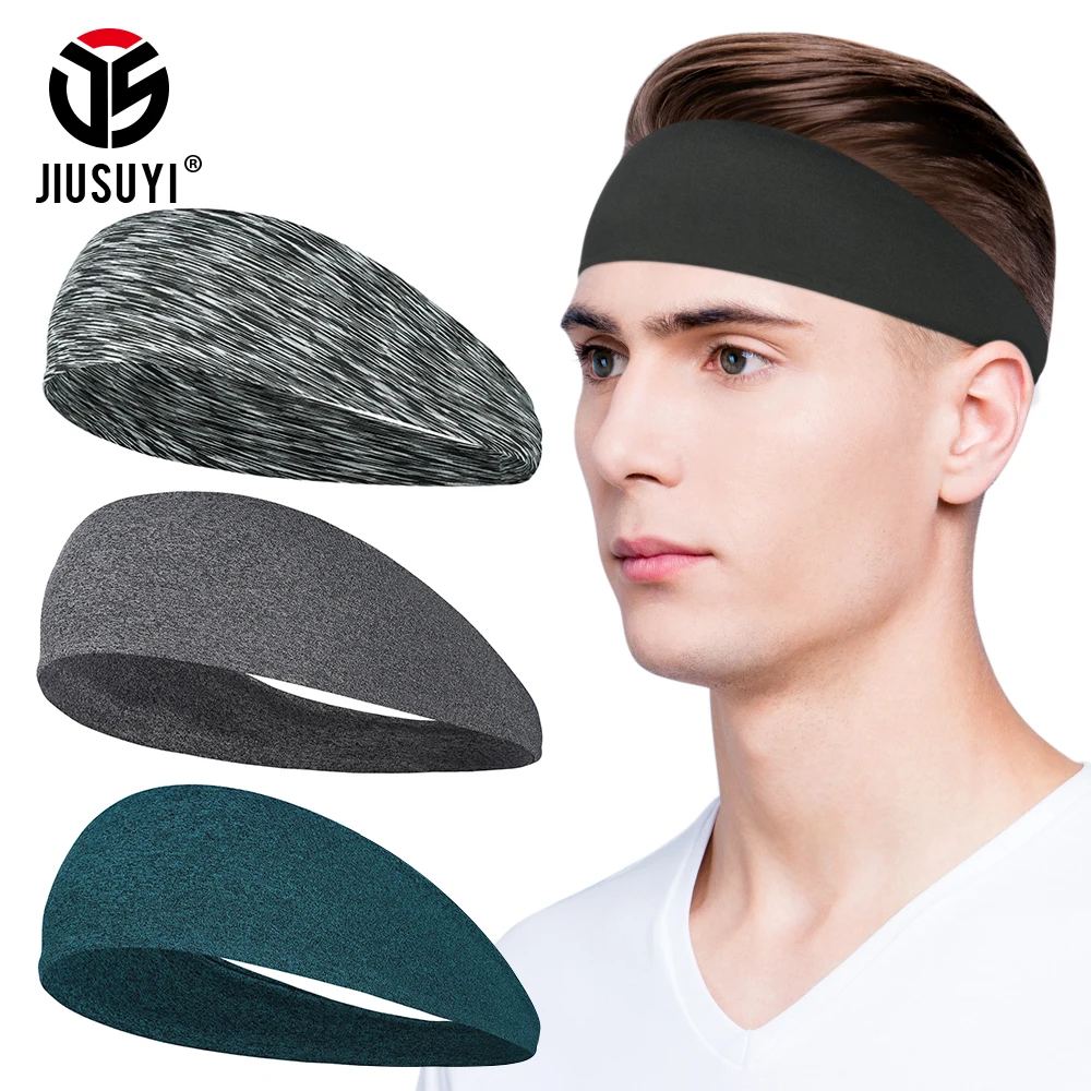 

Headwear Accessories Hair Bandage Hairband Absorbent Non-slip Sweat Sweatband Stretch Breathable Headband Head Band Men Women