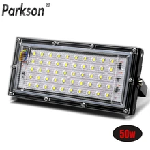 Потока СИД светильник 50W 220 V-240 V напольный светильник ing теплый/холодный/RGB прожектор заливающего света Led exterieur IP65 Led точечный светильник