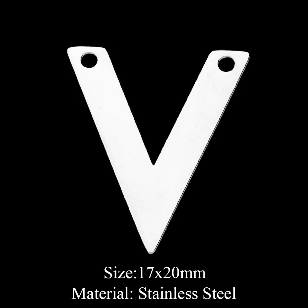 5 шт./лот 100% серьги-подвески из нержавеющей стали с двойным отверстием в форме