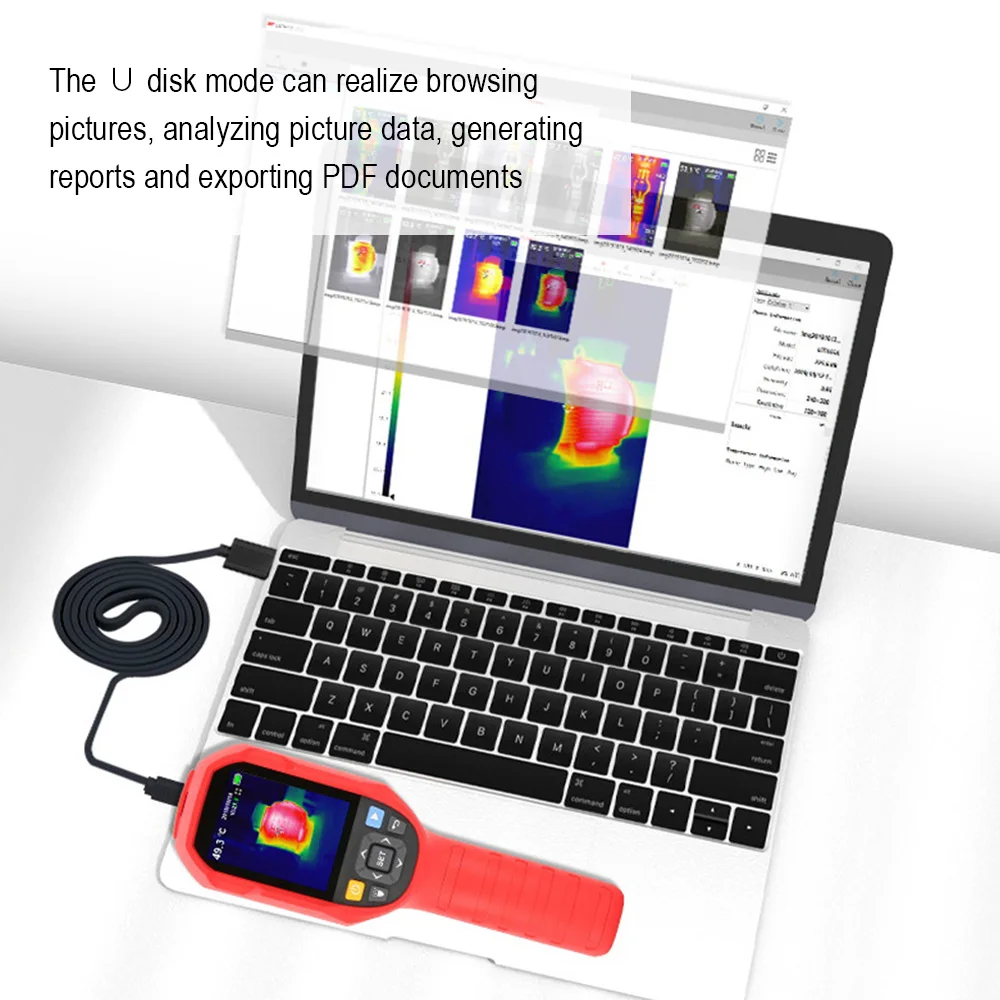 UNI-T UTi260B тепловизор для охоты-15 ℃ ~ 550 термометр фотоаппарата USB Инфракрасная