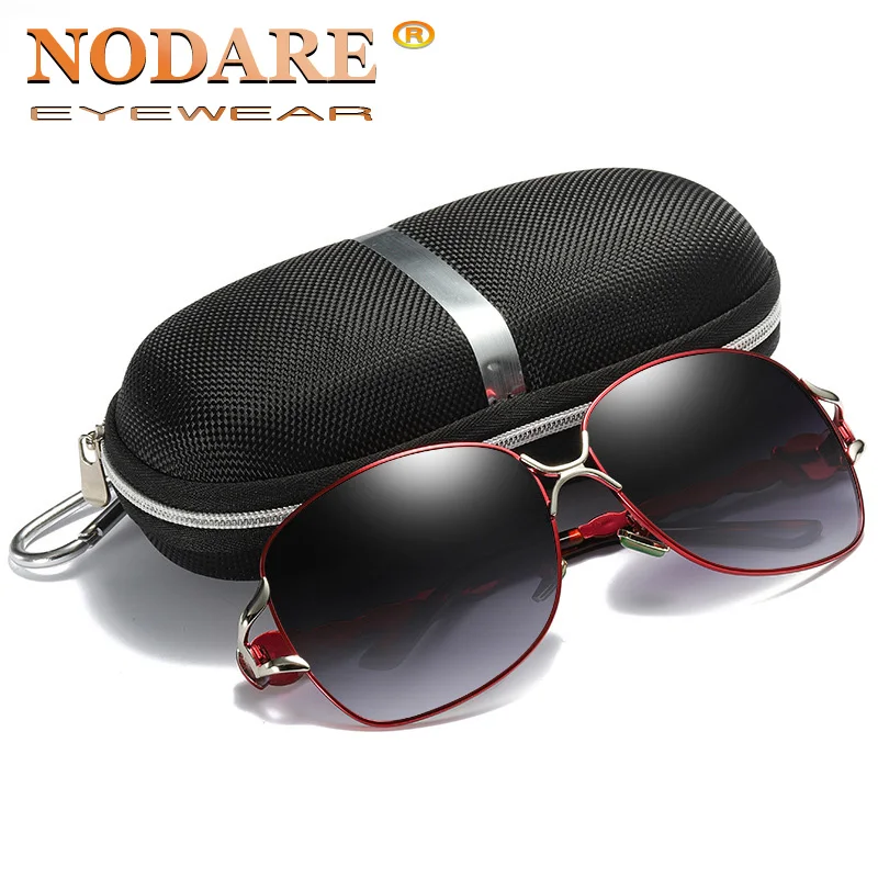 Поляризованные солнцезащитные очки в металлической оправе для мужчин и