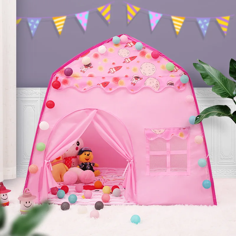 

Children's Tent Game House Space Map House Princess Tent Baby Sleeping House Teepee Tent for Kids Kids Play Tent