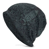 cool bonnet homme winter warm knitted hat cthulhu mythos lovecraft horror great old ones skullies beanies caps for men women