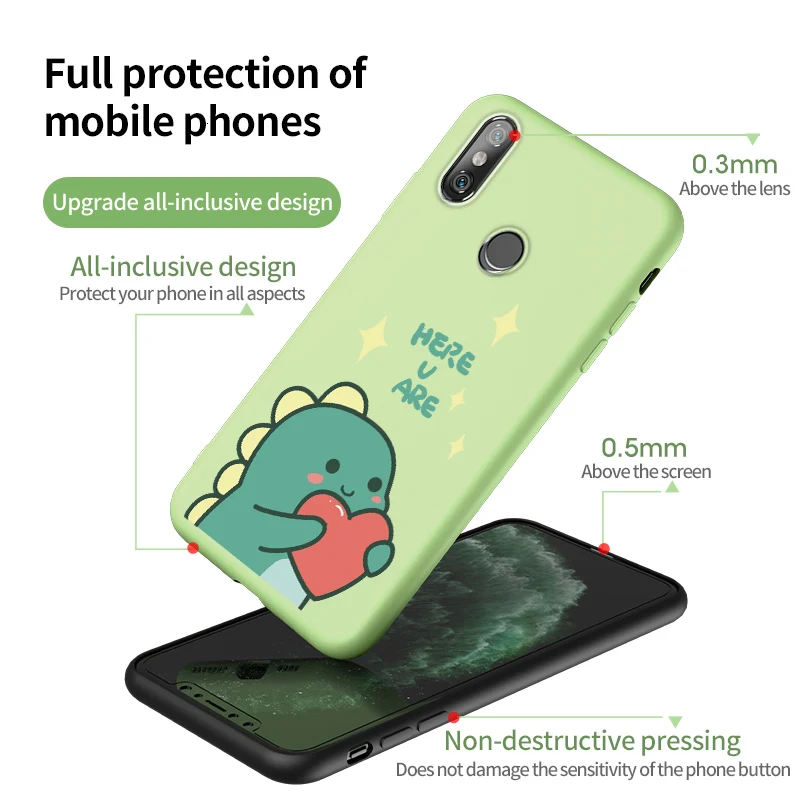 ASINA чехол с милым рисунком для Xiao mi Red Note 7 8 Pro 7A мягкий силиконовый Xiaomi 9 SE Lite A1 x 2S Capa