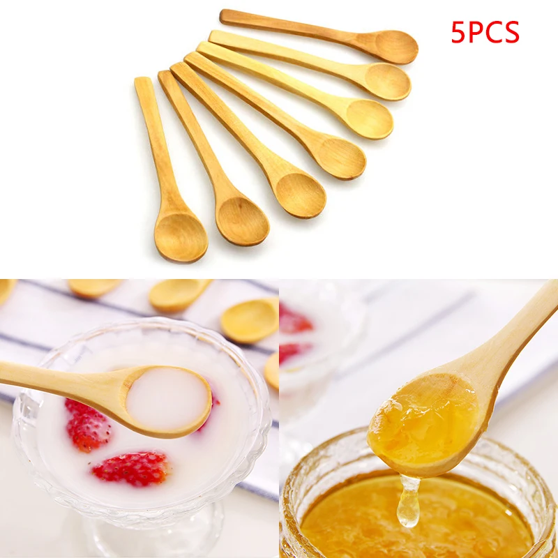 Набор из 5 предметов Бамбуковая кухонная утварь деревянные инструменты для