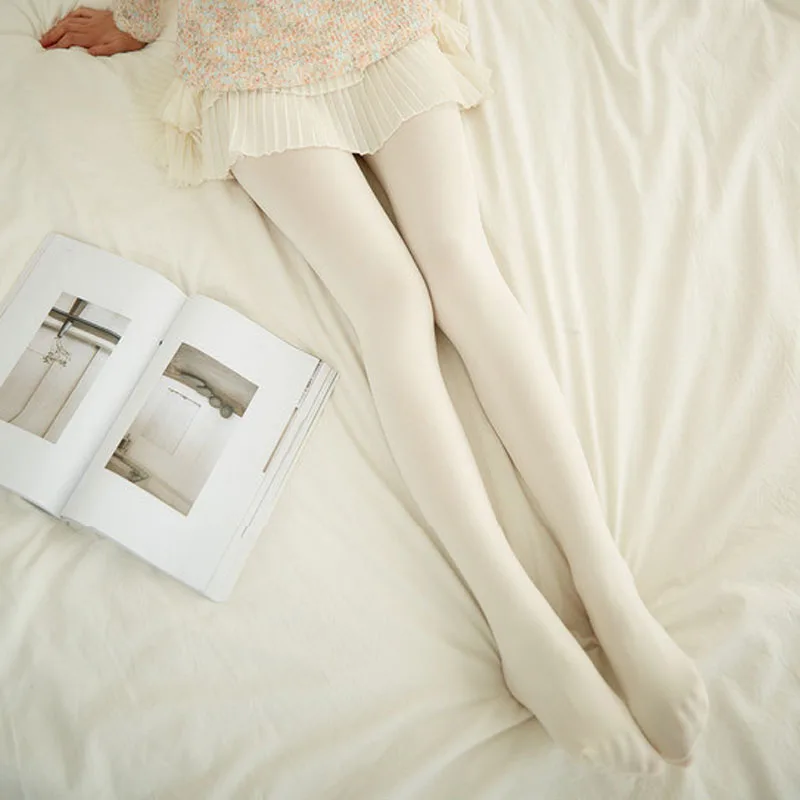 120D бархатные пикантные колготки в стиле &quotЛолита&quot ярких цветов женские