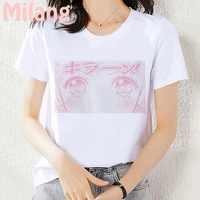 cute anime japanese hunter xx mujer camisetas white top t shirts aesthetics graphic casual short sleeve polyester women t shirt