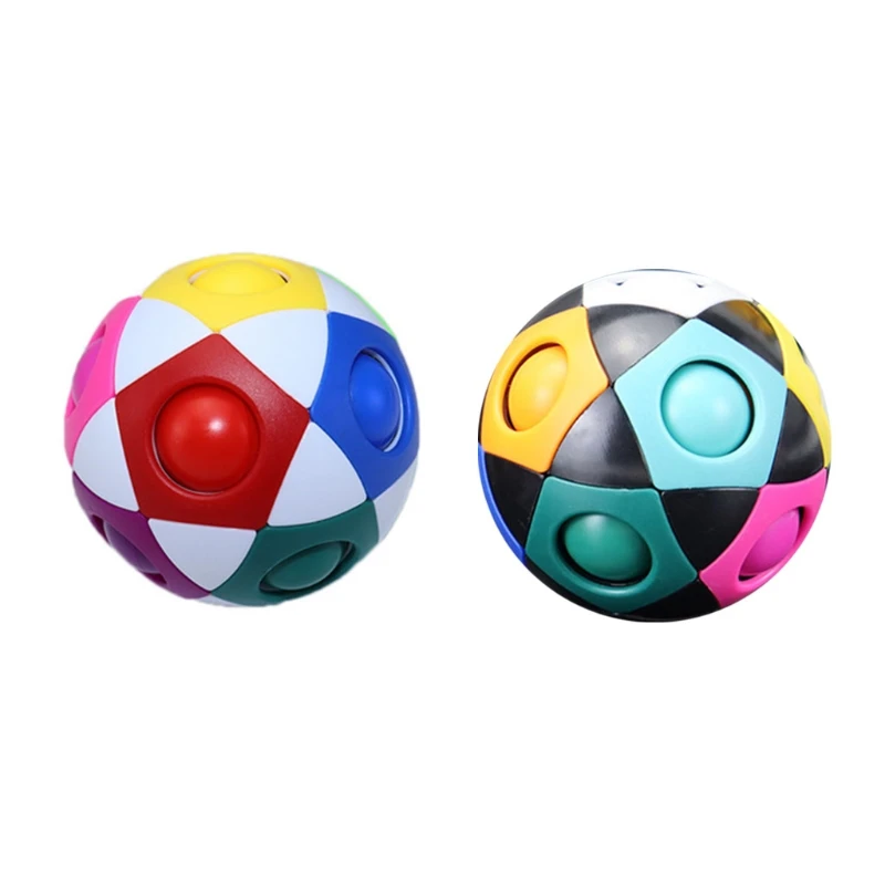 

3inch Handhold Football Miniature Puzzle Cube Toy for Kids Brain Development