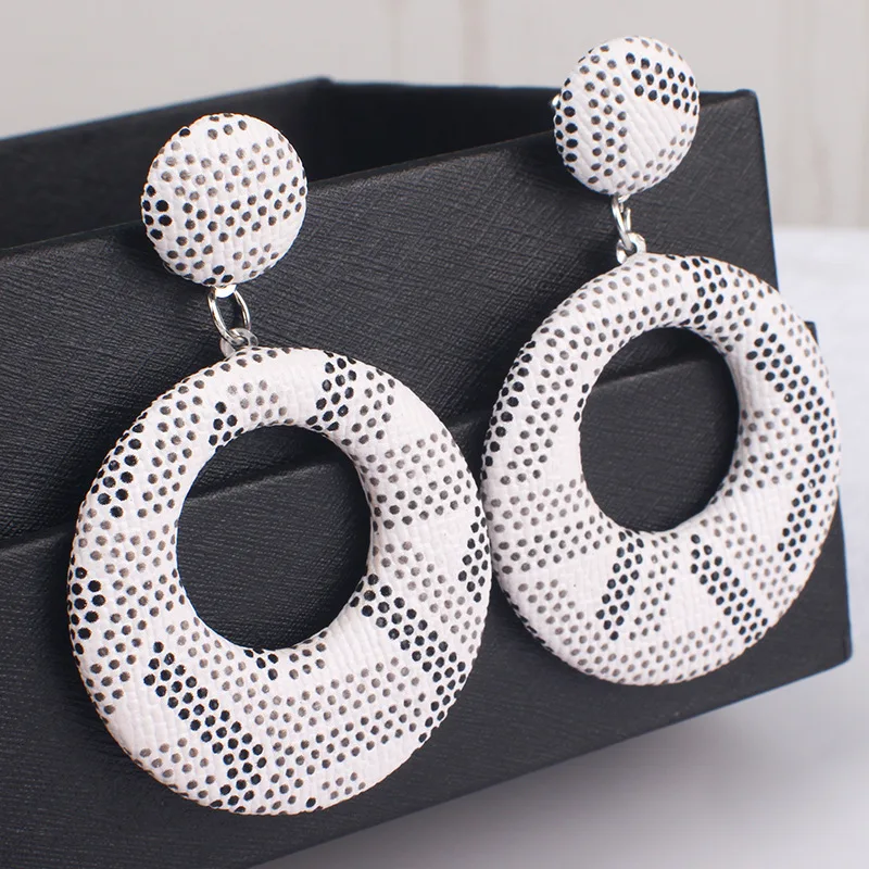 

CE2116 Autumn and winter Big Round Earrings big round female 925 silver needle Earrings
