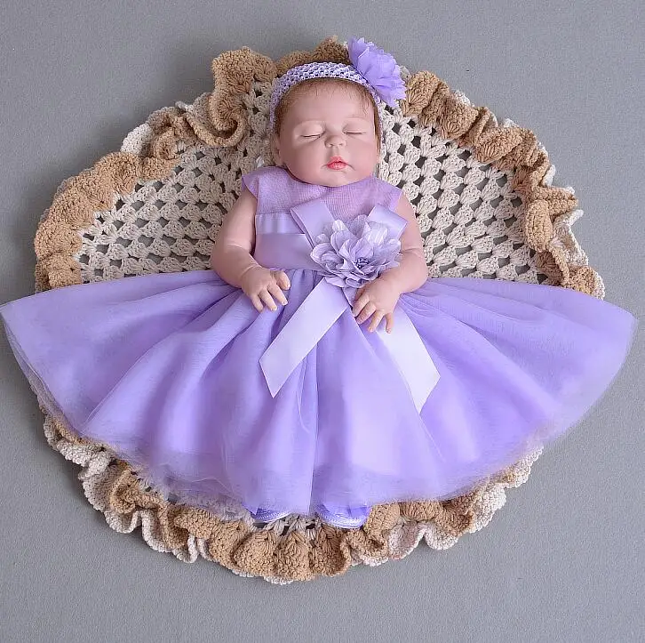 Комплект из 2 предметов платье для крещения маленьких девочек на крестины с