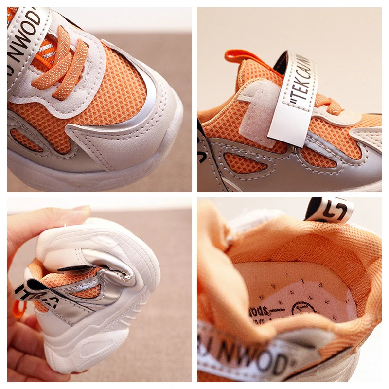 

New Sports Women Sneakers Girls Casual Shoes Lightweight Infant Toddler Shoes Kid Tenis Breathable Soft Non-slip Running Shoes