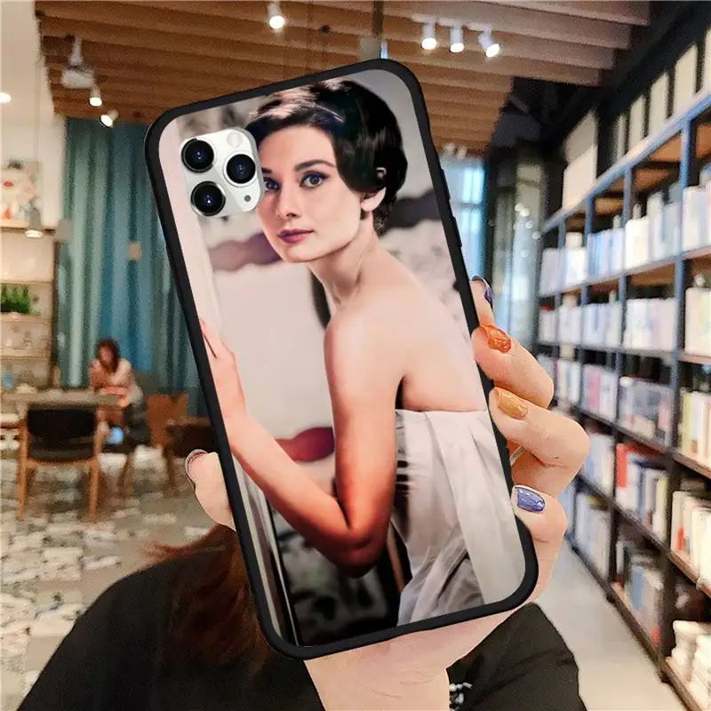 

Audrey Hepburn Phone Case for iPhone 11 12 pro MINI XS MAX 8 7 6 6S Plus X 5S SE 2020 XR