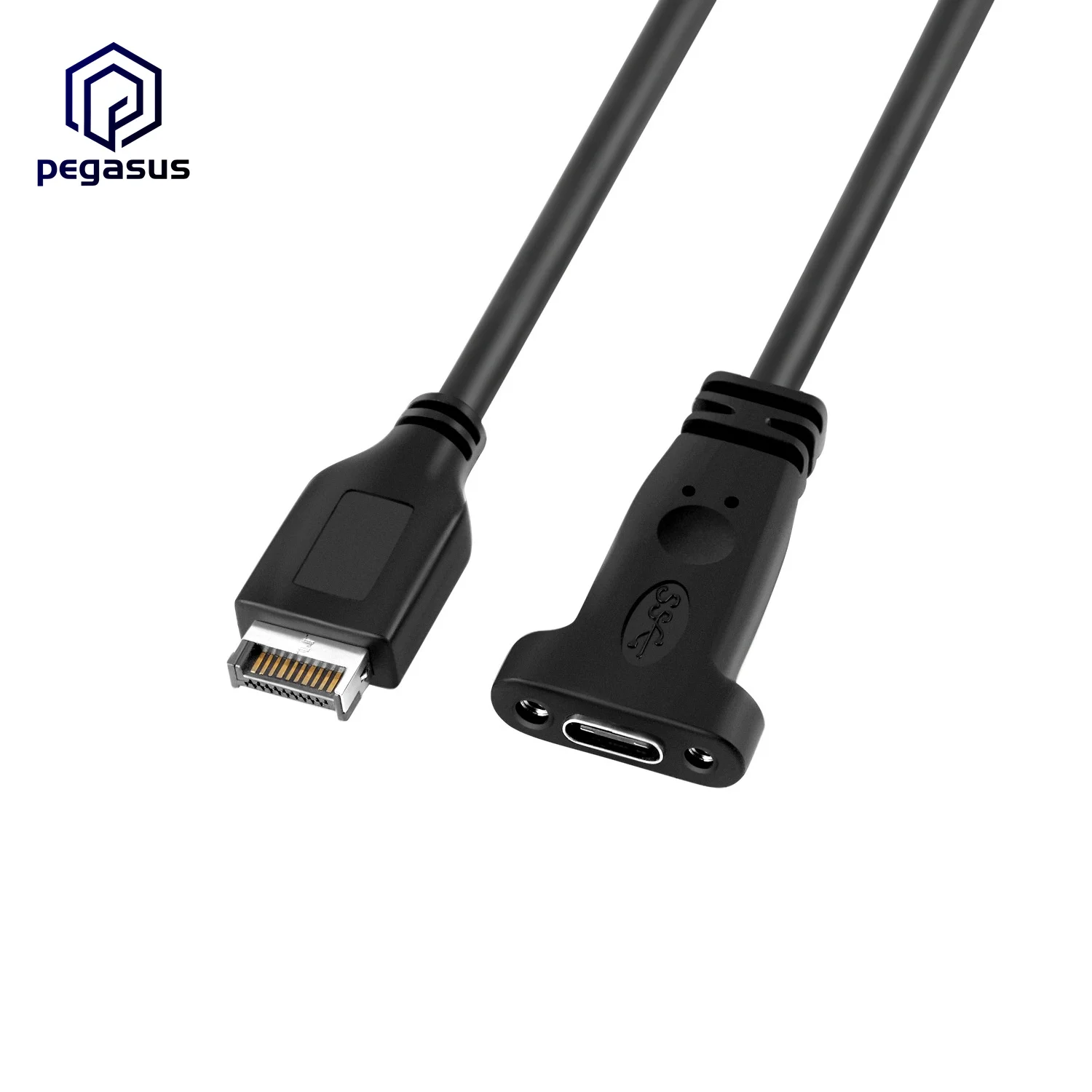 0 5 м USB 3 1 C спереди Панель заголовок кабель для передачи данных Тип E Женский