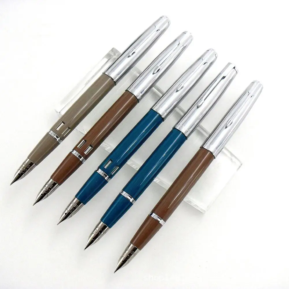 

Ручка перьевая автоматическая с тонким пером, 0,5 мм, поршень