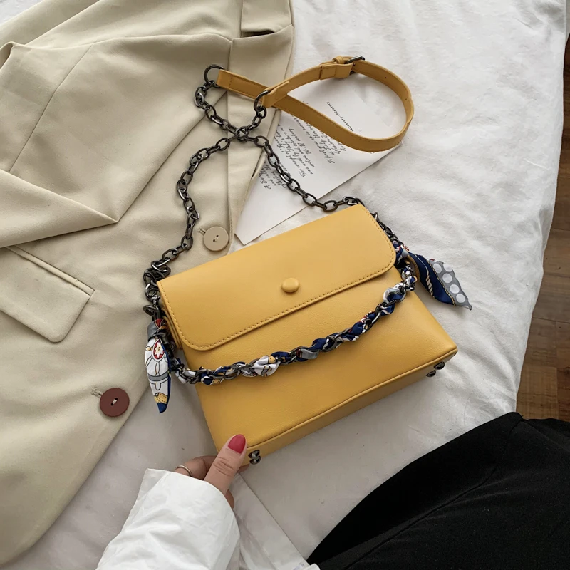 Стильная женская сумка через плечо 2020 летняя модная классическая мессенджер из