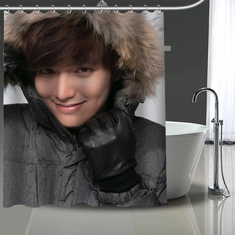 Лидер продаж занавески для душа Lee Min Ho высокого качества на заказ товары ванны