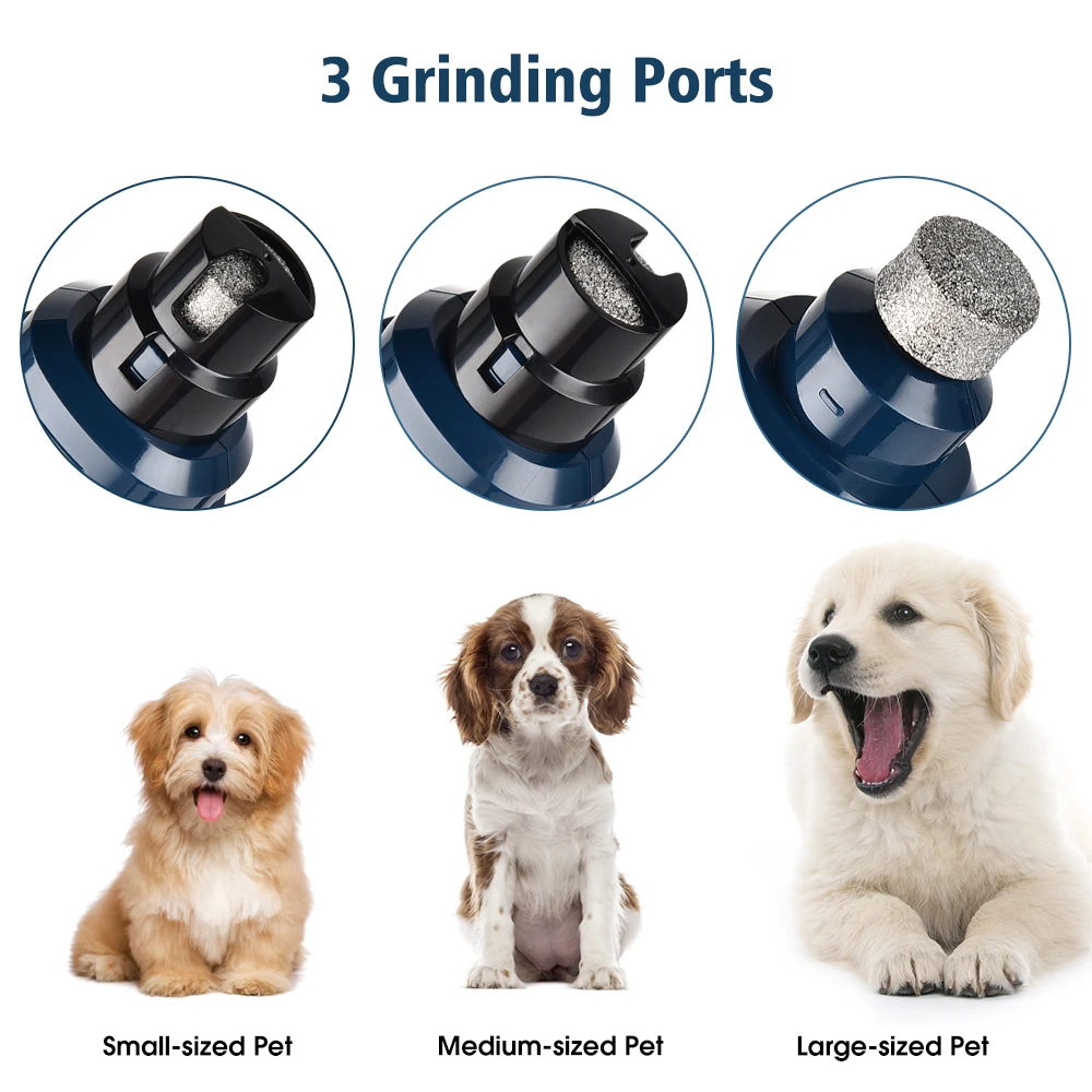 

Rechargeable Pet Nail Grinder Dog Nail Clippers Painless File Pet Tool USB Electric Cat Paws Nail Cutter Grooming Trimmer