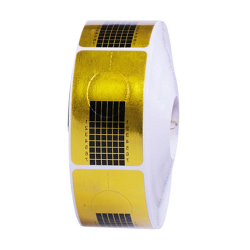 Форма для французского маникюра наклейка наращивания акрилового геля изогнутая