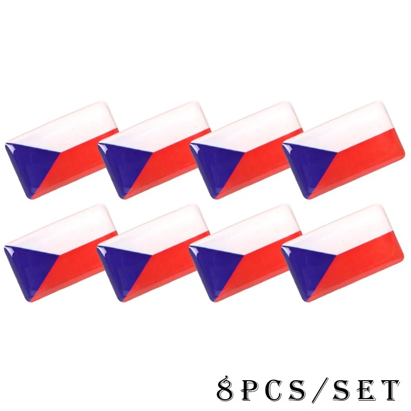 3D эпоксидный автомобильный Стайлинг на руль 8 шт. подходит для Skoda Volkswagen Ford Dacia