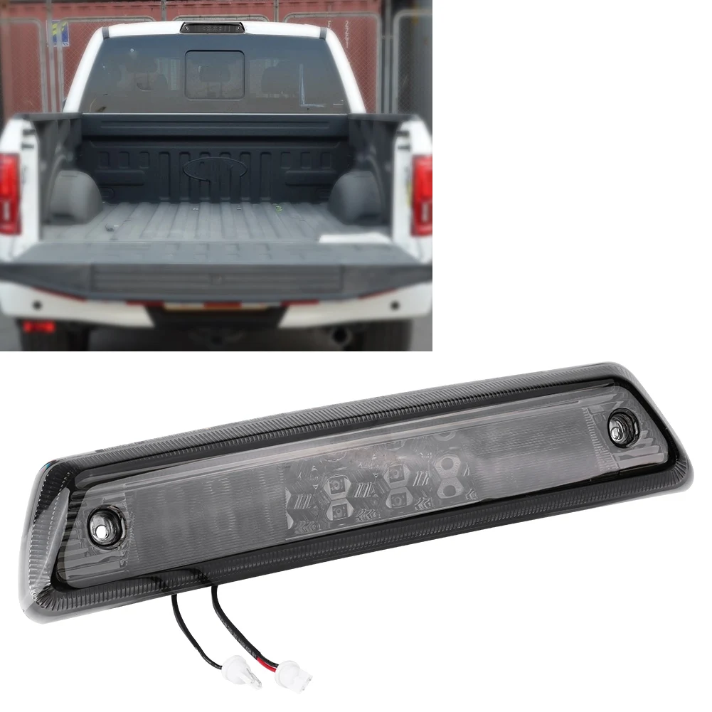 

Стоп-светильник с высоким креплением, 12 В, красный/белый светодиод, дымовая линза для Ford F150 09-14 AL3Z-13A613-E Ford F150 2009-2014