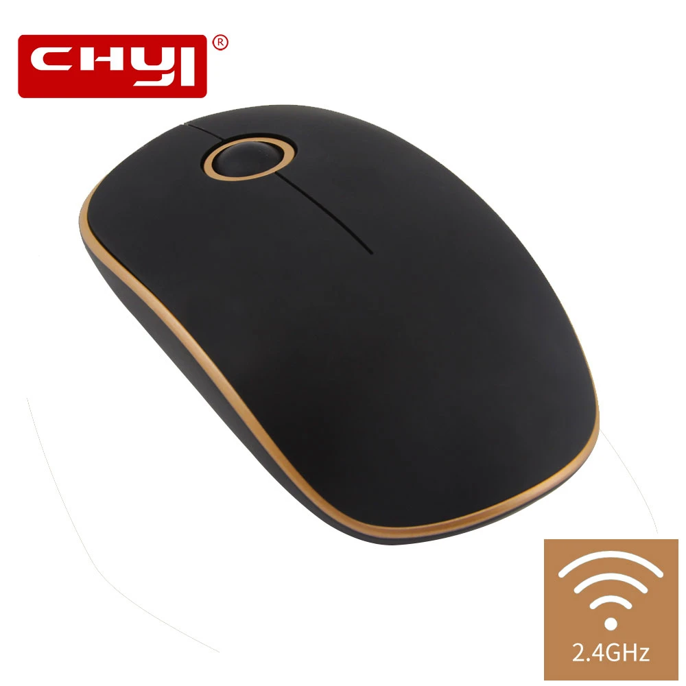 

CHYI 2.4G Wireless Mouse Optical-Ergonomic Silent Gaming Mice 1200DPI Noiseless Usb For PC Laptop Desktop