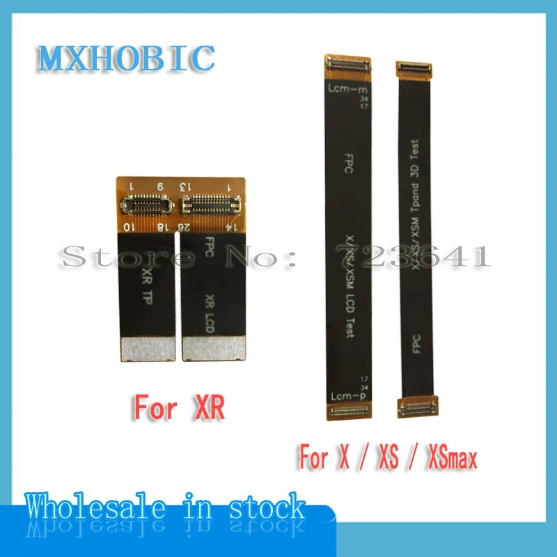 ЖК-дисплей тестер гибкий кабель для iPhone 5 5S 5C SE 4 4S 6 6S 7 8 Plus X XS max XR сенсорный экран 3D