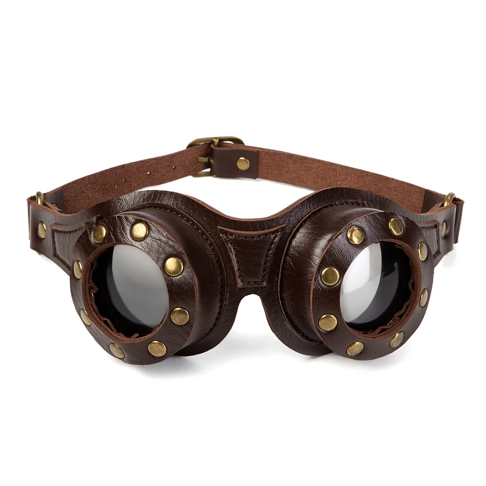 Belight Optical New Arrival Fancy Vintage Retro Halloween Cosplay Steampunk Industrial Gothic Style Outdoor Goggles FGS007CF