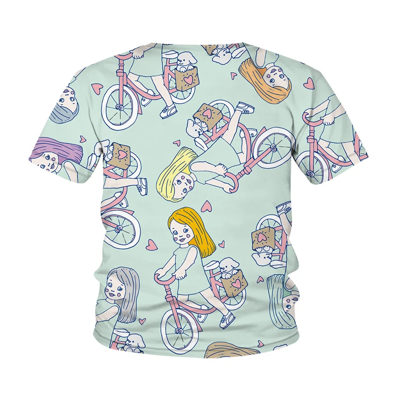 

Summer How Cartoon camera Cute 3d printing T-Shirts Boys/Girls kids T-Shirt Short-Sleeved O-Neck Anime Children'S t-Shirt Tops