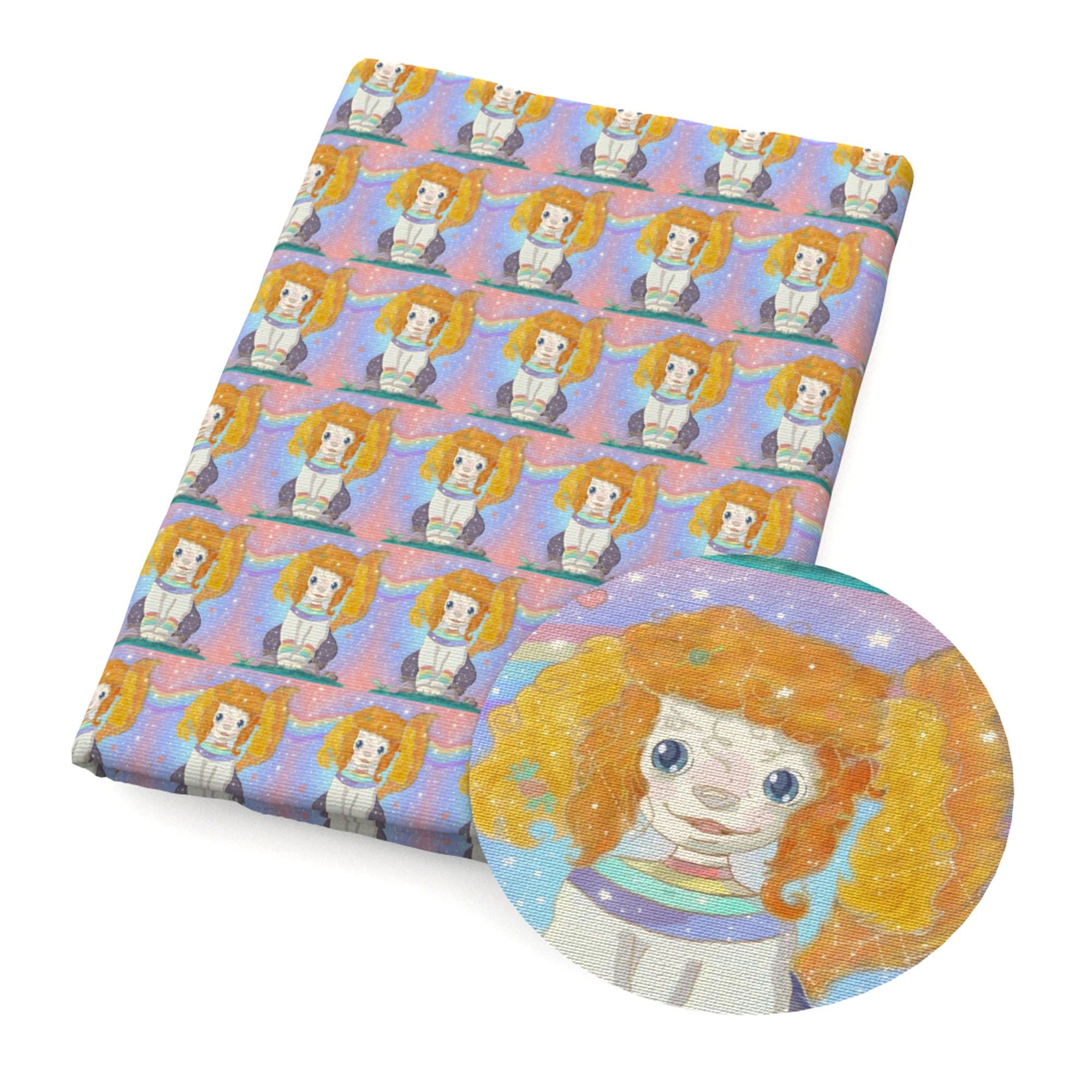 Мультяшная собака птица кошка полиэстер хлопчатобумажный материал ткань